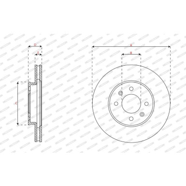 Bremsscheibe DDF2982C Bremsscheibe DDF2982C