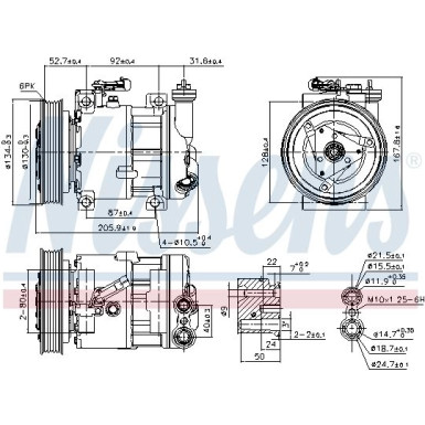 Kompressor, Klimaanlage 89120 Kompressor, Klimaanlage 89120