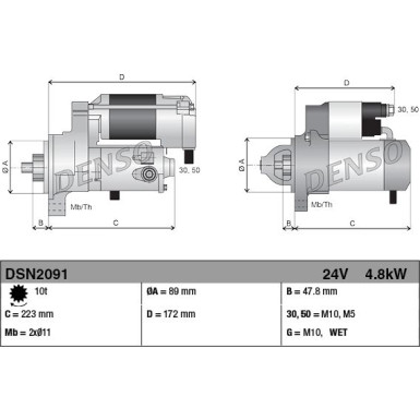 Starter DSN2091 Starter DSN2091