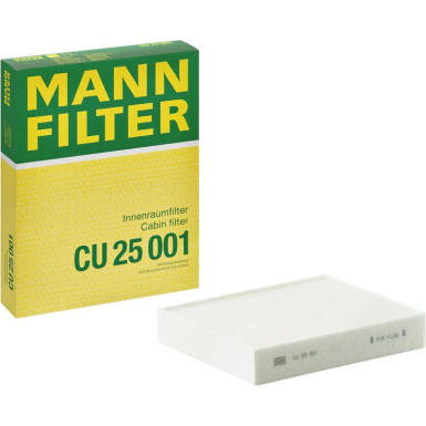 MANN-FILTER CU 25 001 Innenraumfilter, Partikelfilter