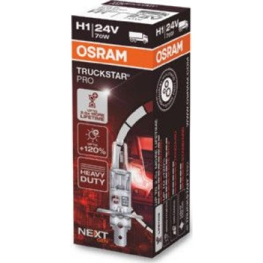 Osram Glühlampe, Fernscheinwerfer Truckstar® PRO H1 Faltschachtel Truckstar® PRO (Next Gen) 64155TSP Osram Glühlampe, Fernscheinwerfer Truckstar® PRO H1 Faltschachtel Truckstar® PRO (Next Gen) 64155TSP