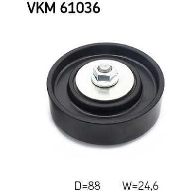SKF Umlenk-/Führungsrolle, Keilrippenriemen VKM 61036