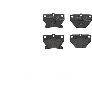 Brembo Bremsbelagsatz, Scheibenbremse PRIME LINE P 83 052 Brembo Bremsbelagsatz, Scheibenbremse PRIME LINE P 83 052