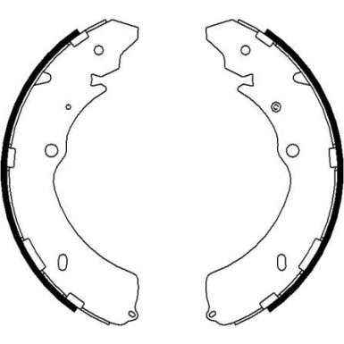 Bremsbackensatz 8DB 355 022-071 Bremsbackensatz 8DB 355 022-071
