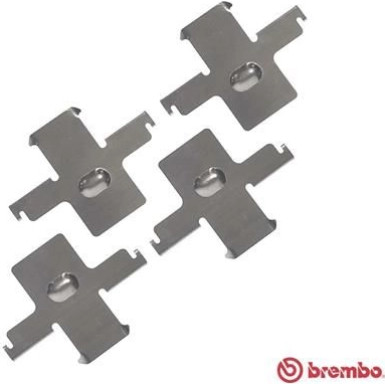 Brembo Zubehörsatz, Scheibenbremsbelag PRIME LINE A 02 290
