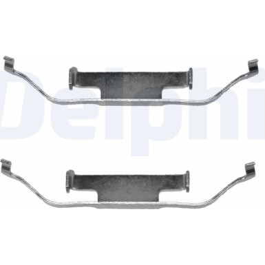 Delphi Zubehörsatz, Scheibenbremsbelag LX0136