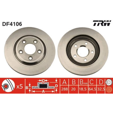 Bremsscheibe DF4106 Bremsscheibe DF4106