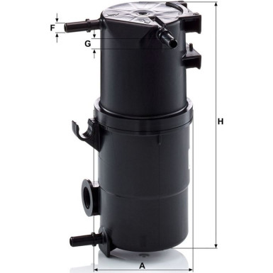 Mann-Filter Kraftstofffilter WK 10 034 Z