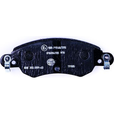 Hella Bremsbelagsatz, Scheibenbremse 8DB 355 019-431 Hella Bremsbelagsatz, Scheibenbremse 8DB 355 019-431