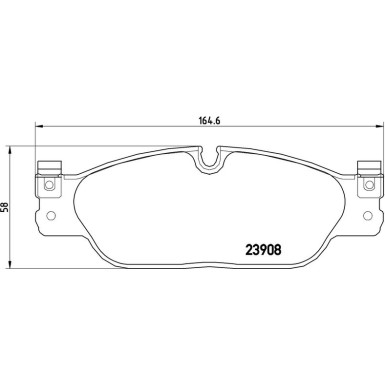 Brembo Bremsbelagsatz, Scheibenbremse PRIME LINE P 36 021 Brembo Bremsbelagsatz, Scheibenbremse PRIME LINE P 36 021