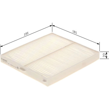 Filter, Innenraumluft 1 987 435 115