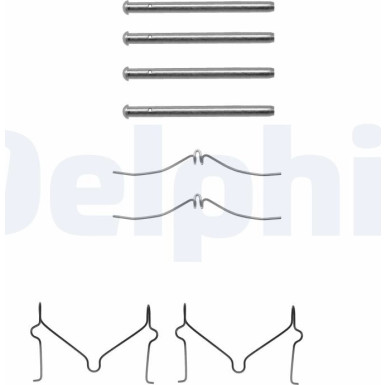 Delphi Zubehörsatz, Scheibenbremsbelag LX0211