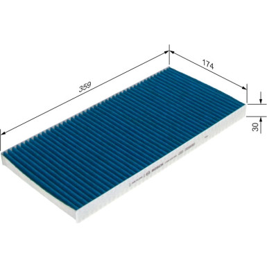 Filter, Innenraumluft 0 986 628 585 Filter, Innenraumluft 0 986 628 585