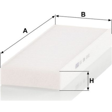 MANN-FILTER CU 28 010 Innenraumfilter, Partikelfilter MANN-FILTER CU 28 010 Innenraumfilter, Partikelfilter