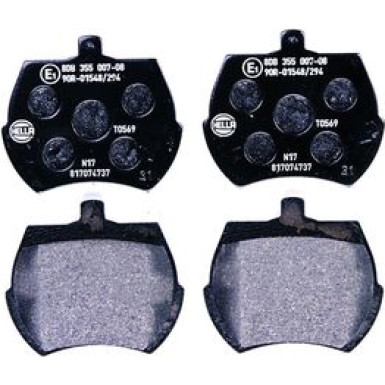 Hella Bremsbelagsatz, Scheibenbremse 8DB 355 007-081