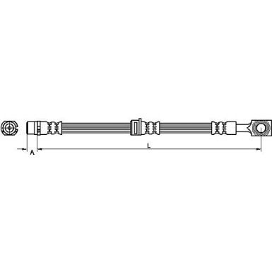 Metzger Bremsschlauch 4110524