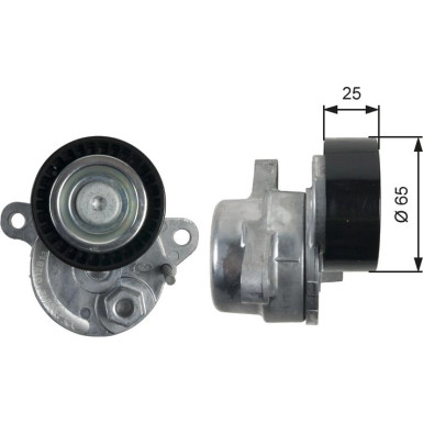 Gates Spannrolle, Keilrippenriemen DriveAlign™ T39212