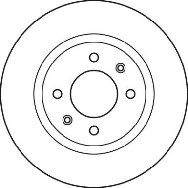 TRW Bremsscheibe DF6116 TRW Bremsscheibe DF6116