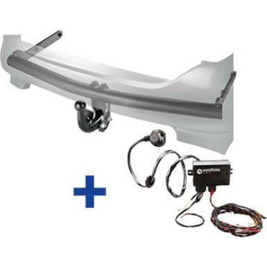 Westfalia Anhängevorrichtung KIT fest, (F20) inkl. E-Satz KIT F20 316343900113