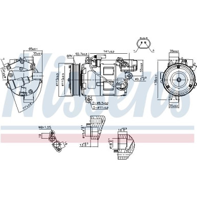 Kompressor, Klimaanlage 89086 Kompressor, Klimaanlage 89086