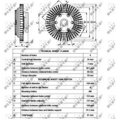Kupplung, Kühlerlüfter 49527 Kupplung, Kühlerlüfter 49527