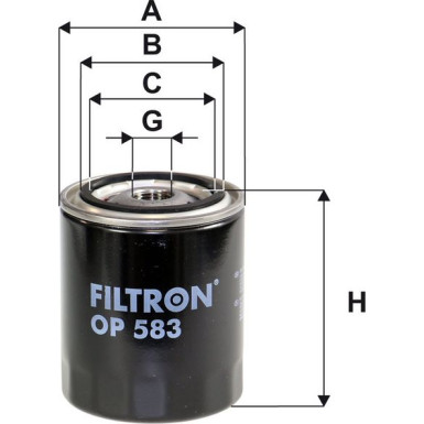 Ölfilter OP 583 Ölfilter OP 583