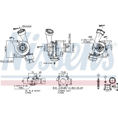 Nissens Turbolader 93244