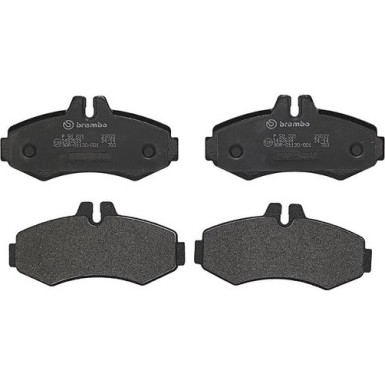 Brembo Bremsbelagsatz, Scheibenbremse PRIME LINE P 50 031 Brembo Bremsbelagsatz, Scheibenbremse PRIME LINE P 50 031
