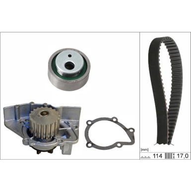 INA Wasserpumpe + Zahnriemensatz 530 0258 30