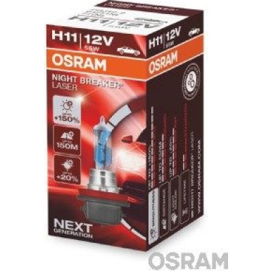 Osram Glühlampe, Fernscheinwerfer NIGHT BREAKER® LASER H11 Faltschachtel NIGHT BREAKER® LASER next generation 64211NL