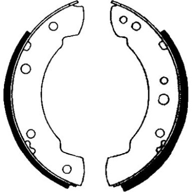 Bremsbackensatz 8DB 355 000-541