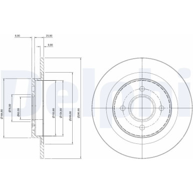 Bremsscheibe BG3743 Bremsscheibe BG3743