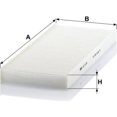 MANN-FILTER CU 4179 Innenraumfilter, Partikelfilter MANN-FILTER CU 4179 Innenraumfilter, Partikelfilter