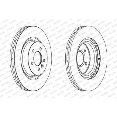 Bremsscheibe DDF1434C-1 Bremsscheibe DDF1434C-1