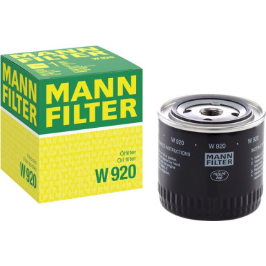 Mann-Filter Ölfilter W 920 Mann-Filter Ölfilter W 920