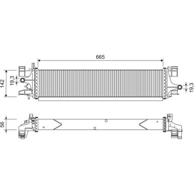 Kühler, Motorkühlung 701249 Kühler, Motorkühlung 701249