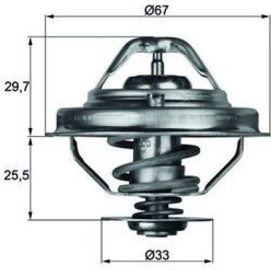 Thermostat, Kühlmittel TX 38 80D Thermostat, Kühlmittel TX 38 80D