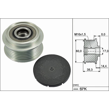 Generatorfreilauf 535 0289 10 Generatorfreilauf 535 0289 10