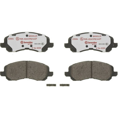 Brembo Bremsbelagsatz, Scheibenbremse XTRA LINE P 54 030X Brembo Bremsbelagsatz, Scheibenbremse XTRA LINE P 54 030X