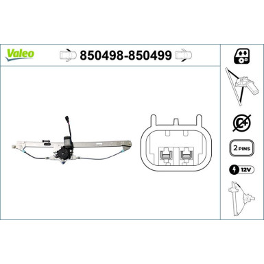 Valeo Fensterheber 850498