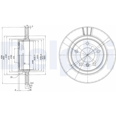 Bremsscheibe BG3530C Bremsscheibe BG3530C