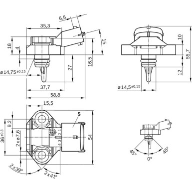Sensor, Kraftstofftemperatur 0 261 230 249 Sensor, Kraftstofftemperatur 0 261 230 249