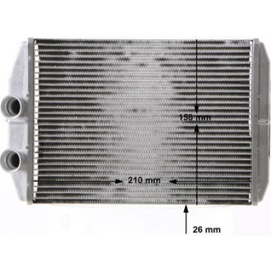 Mahle Wärmetauscher, Innenraumheizung BEHR AH 275 000S