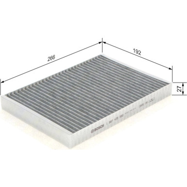 Filter, Innenraumluft 1 987 435 580 Filter, Innenraumluft 1 987 435 580