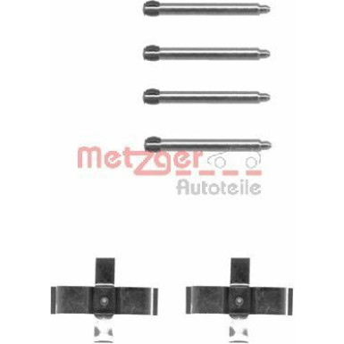 Metzger Zubehörsatz, Scheibenbremsbelag 109-1195