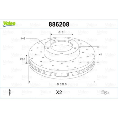 Bremsscheibe 886208