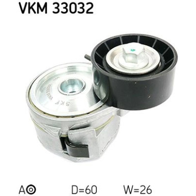 SKF Spannrolle, Keilrippenriemen VKM 33032