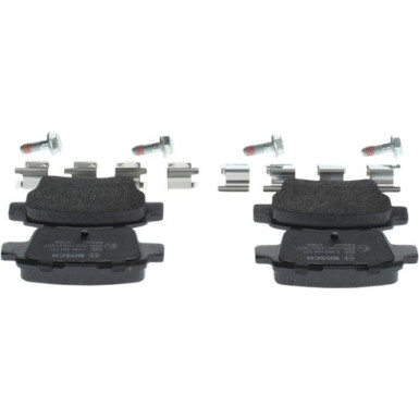 BOSCH Bremsbelagsatz, Scheibenbremse 0 986 494 222 BOSCH Bremsbelagsatz, Scheibenbremse 0 986 494 222