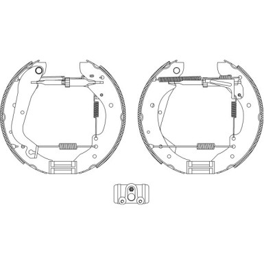 Bremsbackensatz 8DB 355 003-641 Bremsbackensatz 8DB 355 003-641