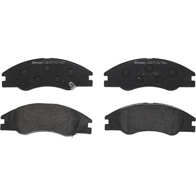 Brembo Bremsbelagsatz, Scheibenbremse PRIME LINE P 30 042